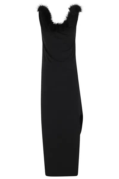 Coperni Boa Jersey Midi Dress
