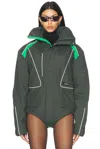 Coperni Body Jacket In Green