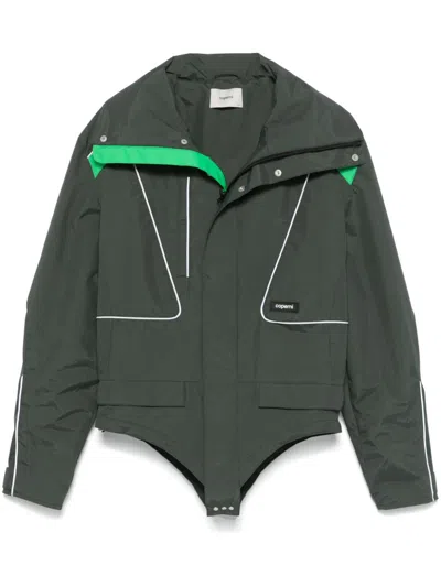 Coperni Body Jacket In Green