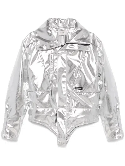 Coperni Body Jacket In Silver
