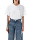 Coperni Crew Neck Short Sleeve Top In White
