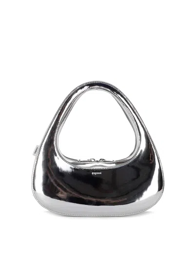 ★Coperni★ Mirrored Baguette Swipe Bag Silver Mirrored Crossbody Mini Swipe Bag – Coperni