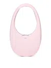 Coperni Swipe Leather Crossbody Bag In Nude & Neutrals