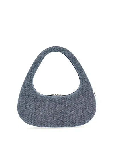 COPERNI DENIM BAGUETTE SWIPE BAG HANDBAG