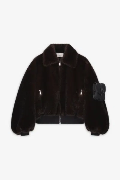 Coperni Bomber Donna Marrone – Copbl33f9015-mar In Marrone Scuro Scuri