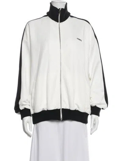 Pre-owned Coperni Bomber Jacket In White