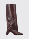 Coperni Brown Leather Boots In Brown