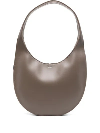 Coperni Borsa A Spalla Swipe In Pelle In Tortora Scuri
