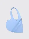 Coperni Borsa Baby Heart  In Pelle In Blue