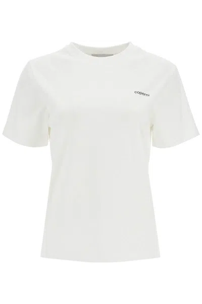 Coperni Women Logo T-shirt In White
