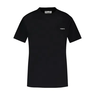 Coperni Logo Boxy T-shirt In Black