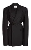 Coperni Boxy Wool Blazer In Black