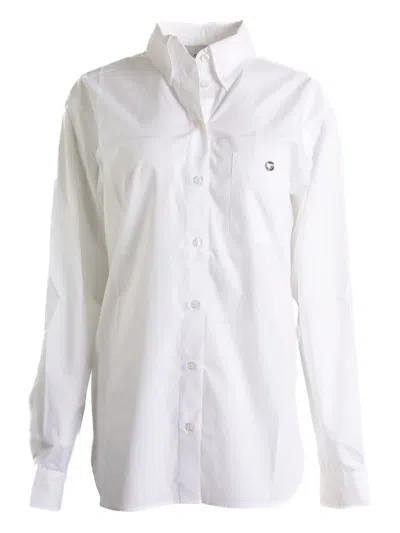 Coperni Boyfriend Button-down Shirt In White