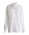 Coperni Cotton Shirt With Pointed Collar And Pocket In White