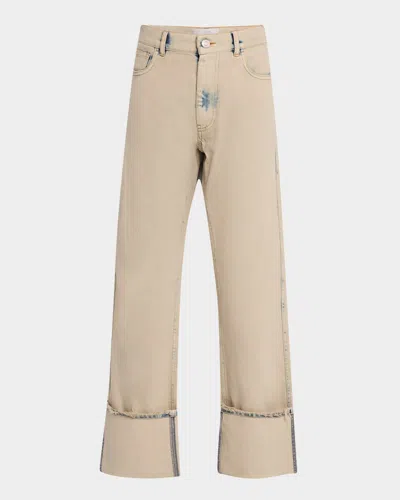 Coperni Boyfriend Denim Pants In Nude