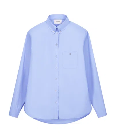 Coperni Boyfriend Shirt In Blue