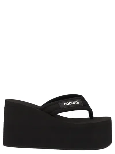 COPERNI BRANDED WEDGE SANDALS