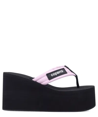 COPERNI BRANDED WEDGE SANDALS