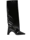 Coperni Black Bridge Tall Boots In Black