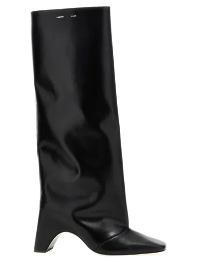 Coperni Bridge Boots And Ankle Boots In Black