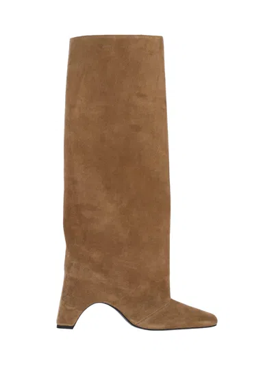 Coperni Bridge Boots In Brown