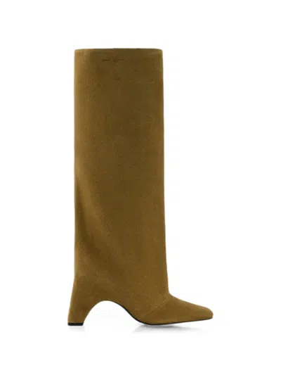 Coperni Bridge Boots In Green