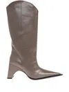 Coperni Taupe Cowboy Bridge Tall Boots In Neutral