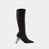 Coperni Bridge Stretch Boots In Black