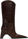 Coperni Brown Bridge Cowboy Tall Boots In Brown