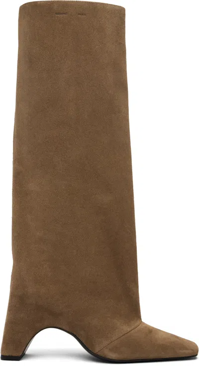 Coperni Brown Bridge Tall Boots