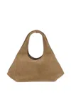 Coperni Top Handle Folded Shoulder Bag In Brown