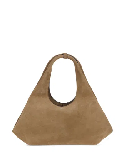 COPERNI BROWN FOLDED LARGE SHOULDER BAG