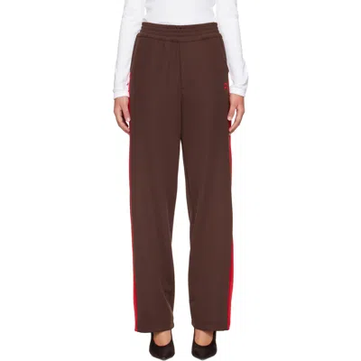 Coperni Brown Oversized Track Pants
