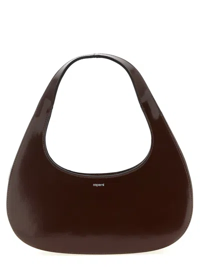 Coperni Brown Slim Swipe Shoulder Bag