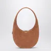 Coperni Oval Shape Suede Leather Swipe Bag