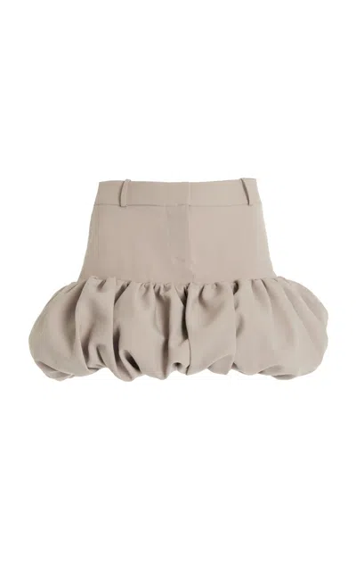 COPERNI BUBBLE-HEM SUITING MINI SKIRT