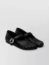 Coperni Buckle Detail Ballet Flats With Toe Separation In Black
