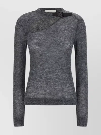 COPERNI 'BUCKLE DETAIL' CREW NECK KNITWEAR