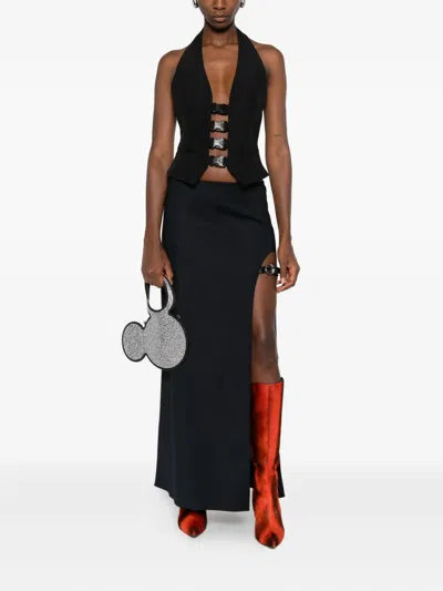 Coperni Buckle-fastening Waistcoat In Black