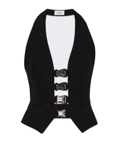 COPERNI BUCKLE-FASTENING WAISTCOAT