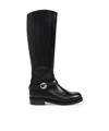 Coperni Buckle Strap Boots In Black