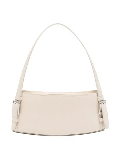 Coperni Buckle-detail Ergonomic Shoulder Bag In Neutral