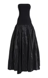 Coperni Bustier Princess Dress In Black