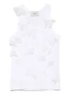 Coperni Butterfly Logo Tank Top In White