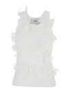 Coperni Butterfly Logo Tank Top In White