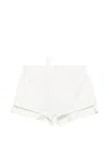Coperni Button Tailored Shorts In White