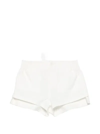 Coperni Button Tailored Shorts In White