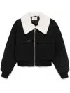Coperni Black C+ Bomber Jacket In Black