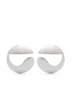 Coperni C-logo Earrings In Silver