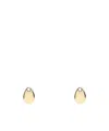 Coperni C Logo Stud Earrings In Yellow